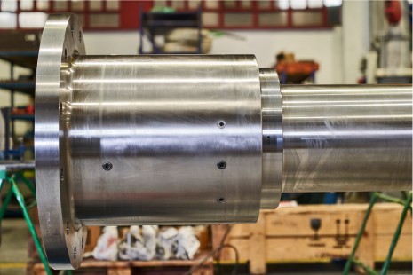 Propeller shaft flange hydraulic coupling 