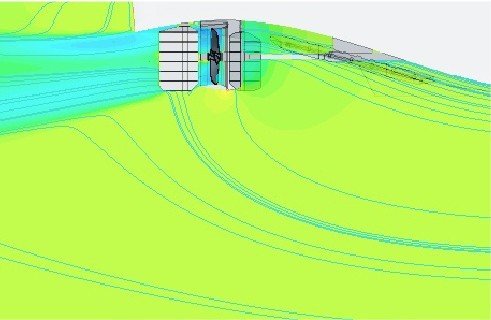 Análisis CFD autopropulsión y líneas de corriente palangrero