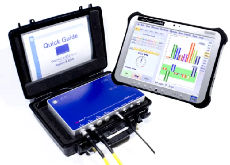 DocHub 932 e-line: portable multi channel online data acquisition and alarm device for diesel engines