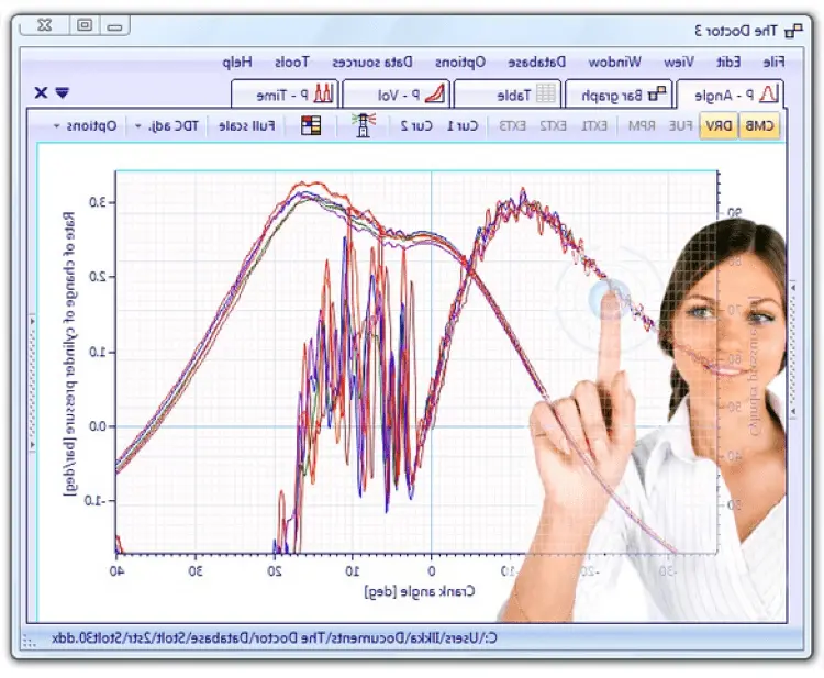 DocSoft e-3 software for diesel engine analysis