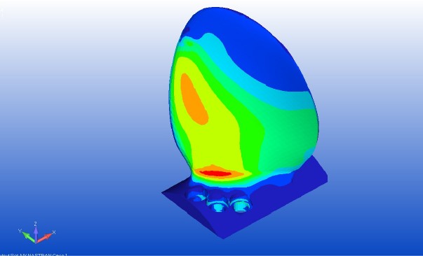 fem analysis ice class propeller blade