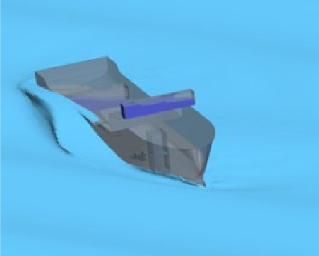 Resistencia Sloshing fluid inside a tank with waves